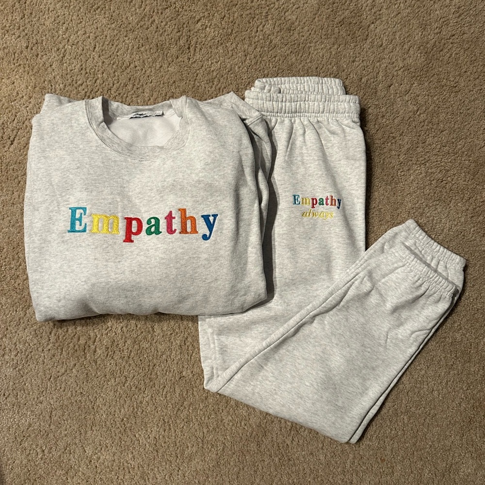 Mayfair group “empathy always” sweatset